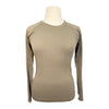 TKEQ 'The Kennedy' Seamless Long Sleeve Shirt in Brown
