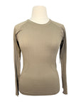 TKEQ 'The Kennedy' Seamless Long Sleeve Shirt in Brown