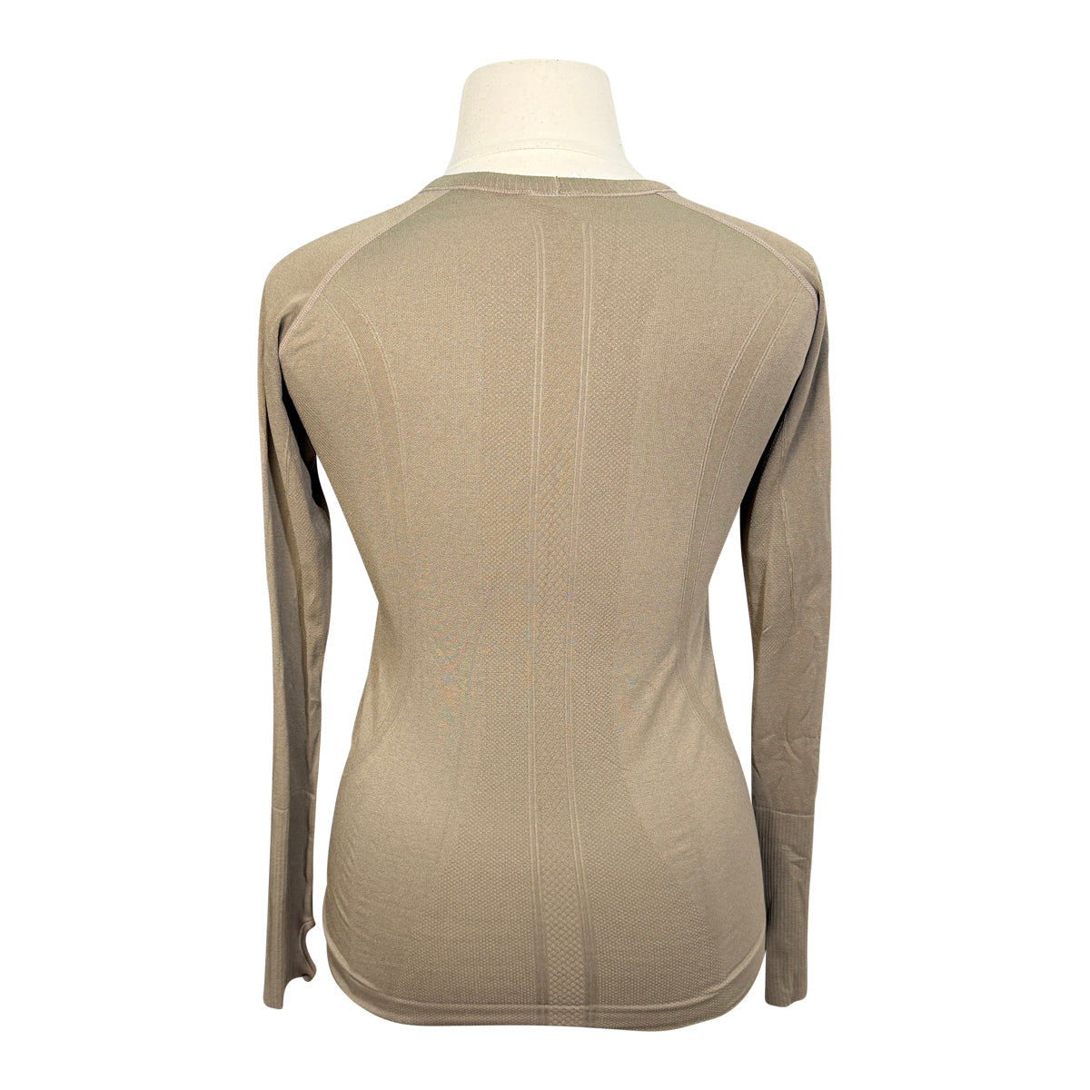 TKEQ 'The Kennedy' Seamless Long Sleeve Shirt in Brown