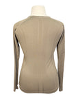 TKEQ 'The Kennedy' Seamless Long Sleeve Shirt in Brown