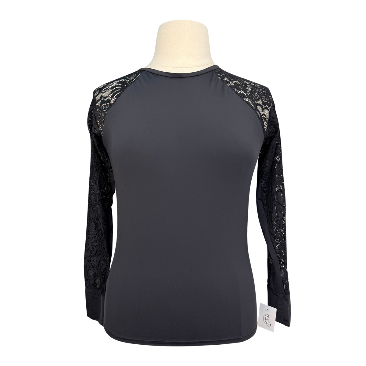 Kismet 'Dana' Lace Schooling Shirt in Black
