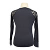 Kismet 'Dana' Lace Schooling Shirt in Black