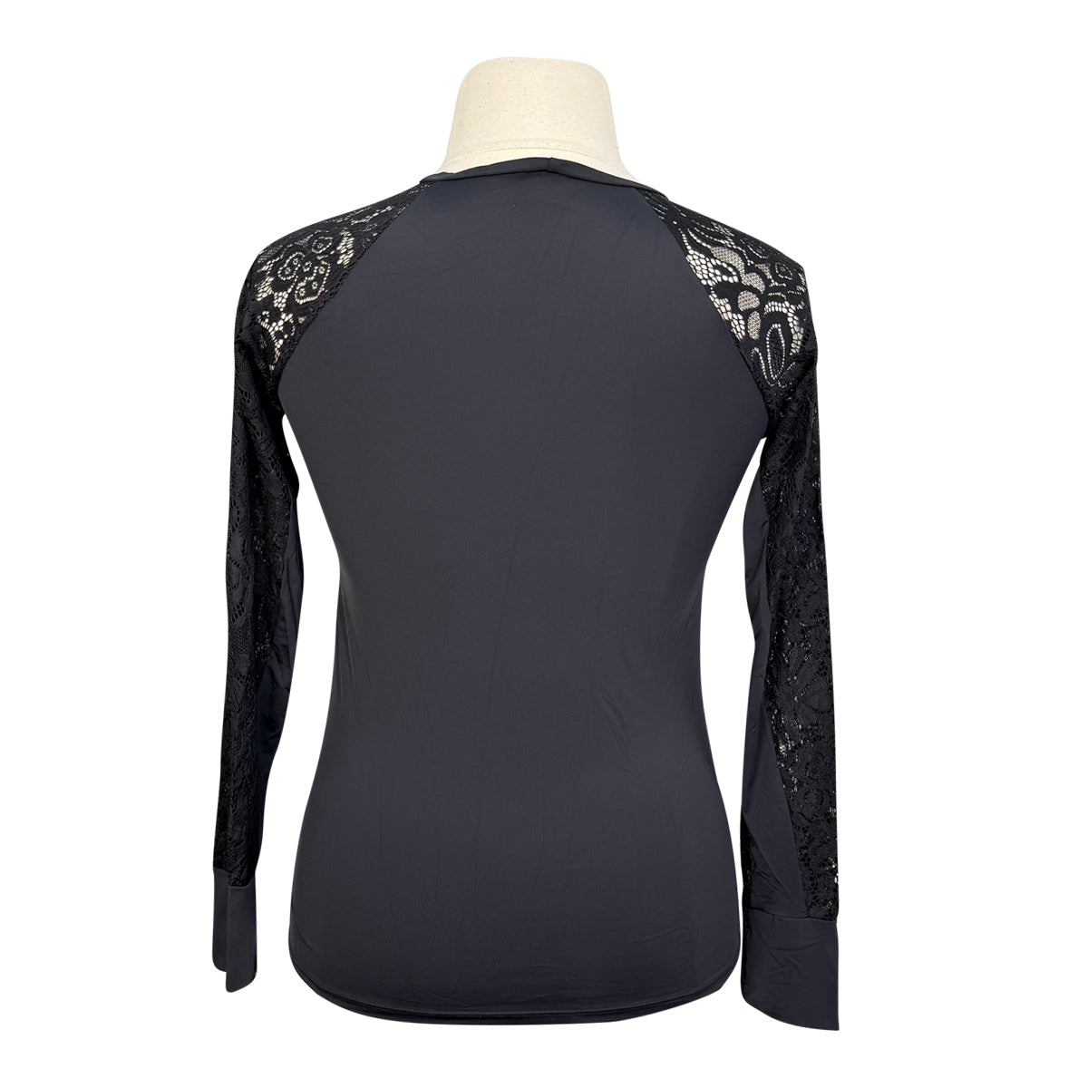 Kismet 'Dana' Lace Schooling Shirt in Black