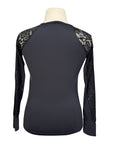 Kismet 'Dana' Lace Schooling Shirt in Black