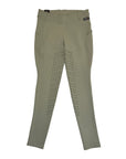 Tan riding pants on white background. 