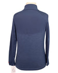 Back of Kingsland Fleece Training Jacket in Navy