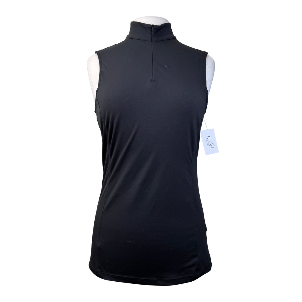 TKEQ 'Quinn' Sleeveless Shirt in Black