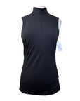 TKEQ 'Quinn' Sleeveless Shirt in Black