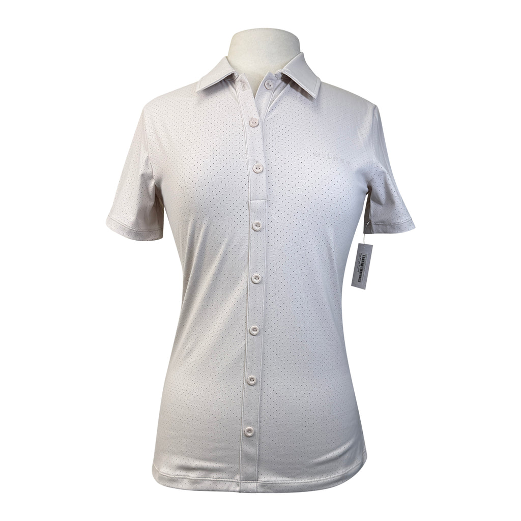 Milrey 'Callie' Blouse Short Sleeve in Bone