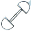 Double Twisted Wire Dee Ring Snaffle Bit in Stainless Steel - 5.5"