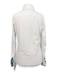 RJ Classics 'Maddie' Show Shirt in White/Blue Floral - Children's Large