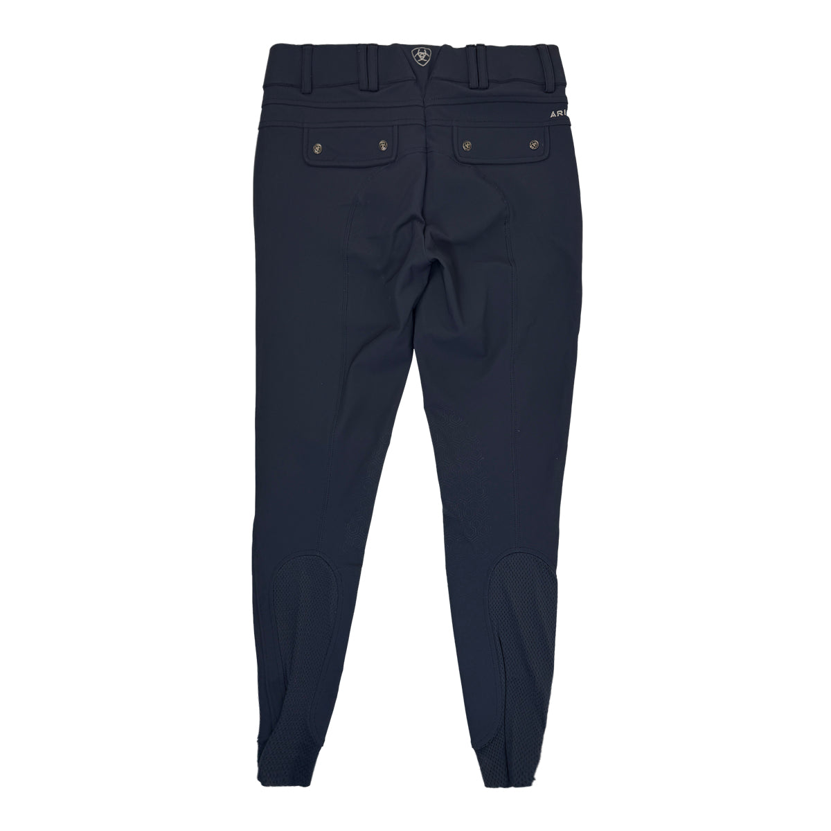 Ariat 'Tri Factor' Knee Patch Breeches in Steel Blue