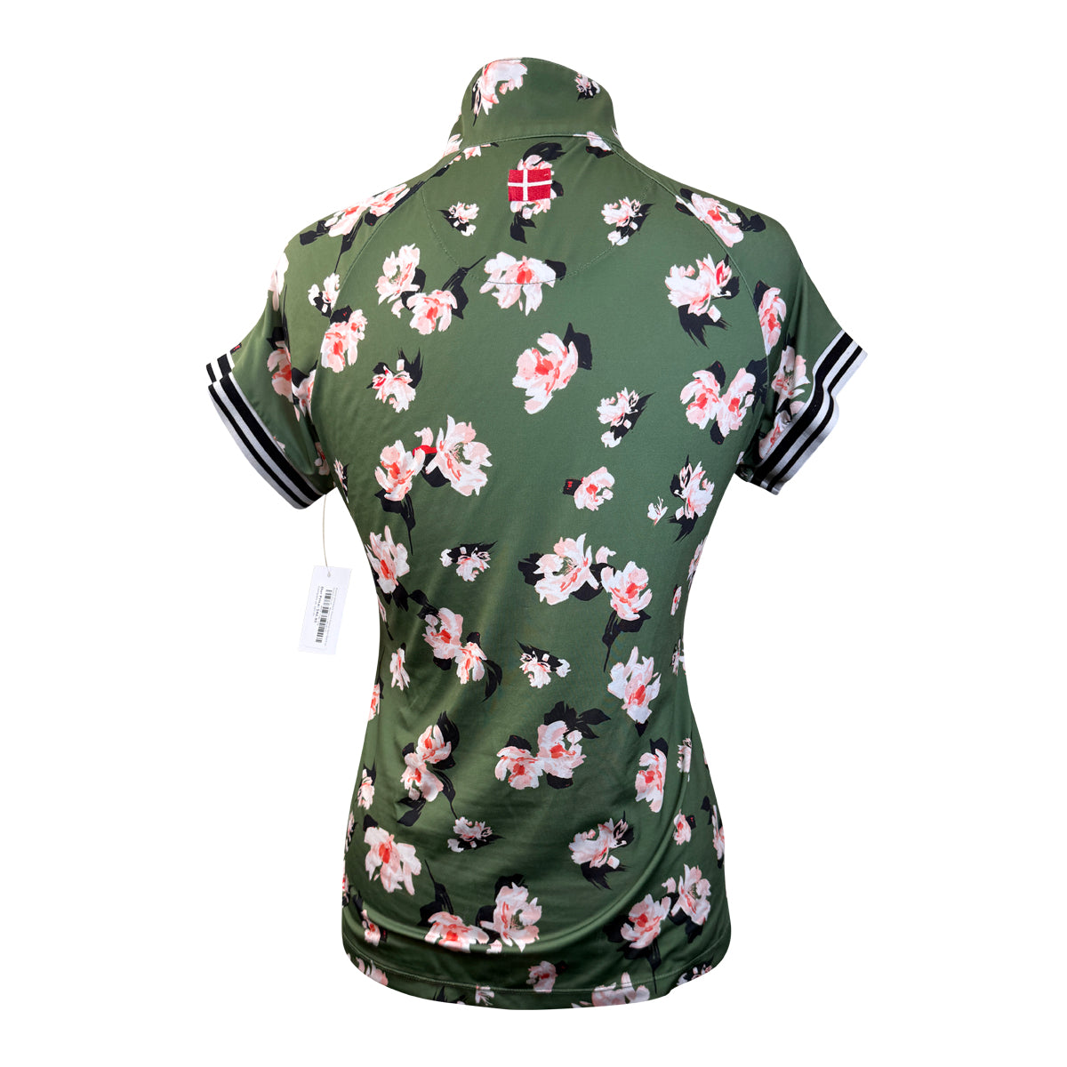 Kastel Denmark Short Sleeve Sun Shirt in Green Floral - Women's Medium