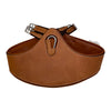 Butet 'Erg' Training Girth in Gold/Brown Elastics - 52"