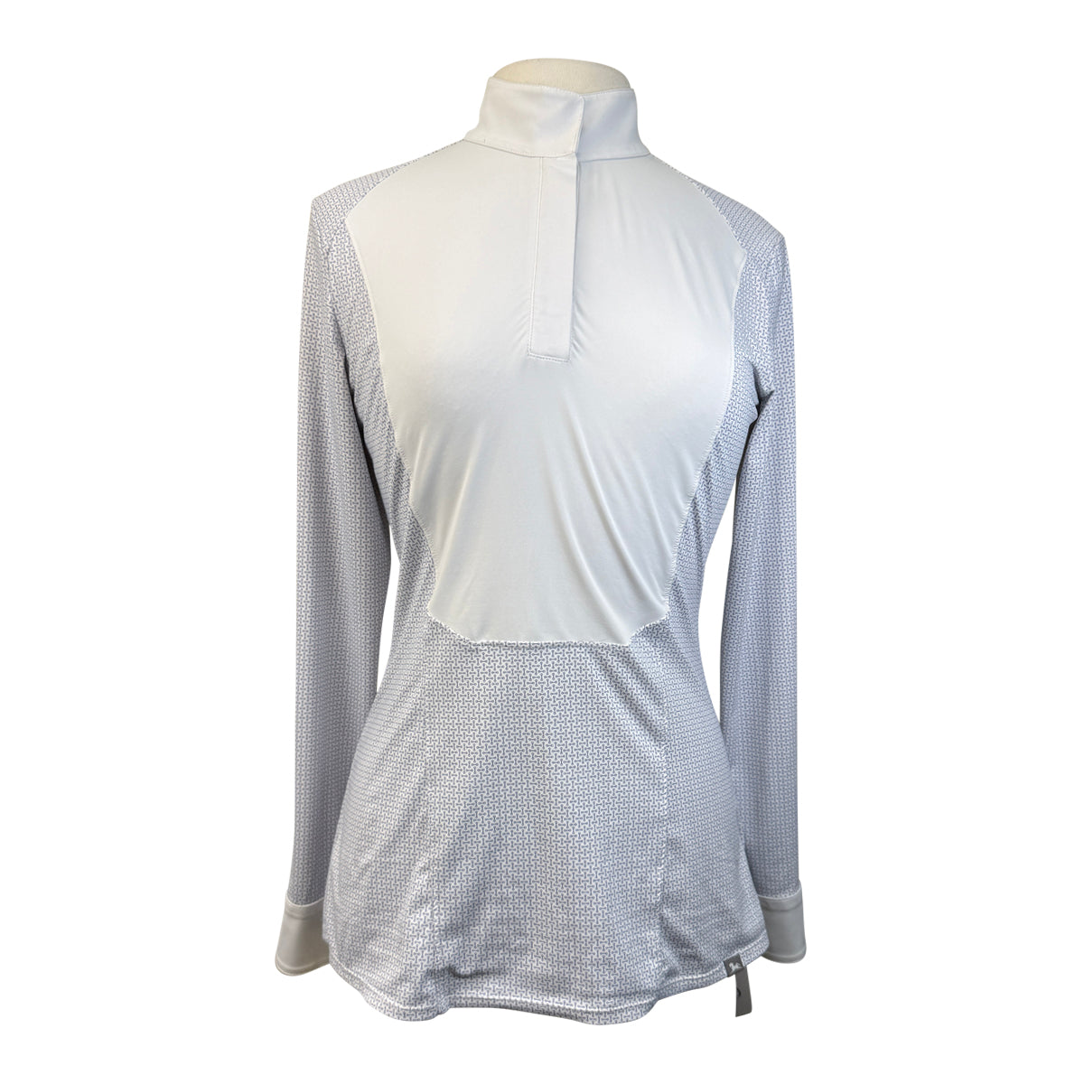 RJ Classics 'Liv' Long Sleeve Show Shirt in Blue Bits