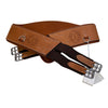 Butet 'Erg' Training Girth in Gold/Brown Elastics - 52"