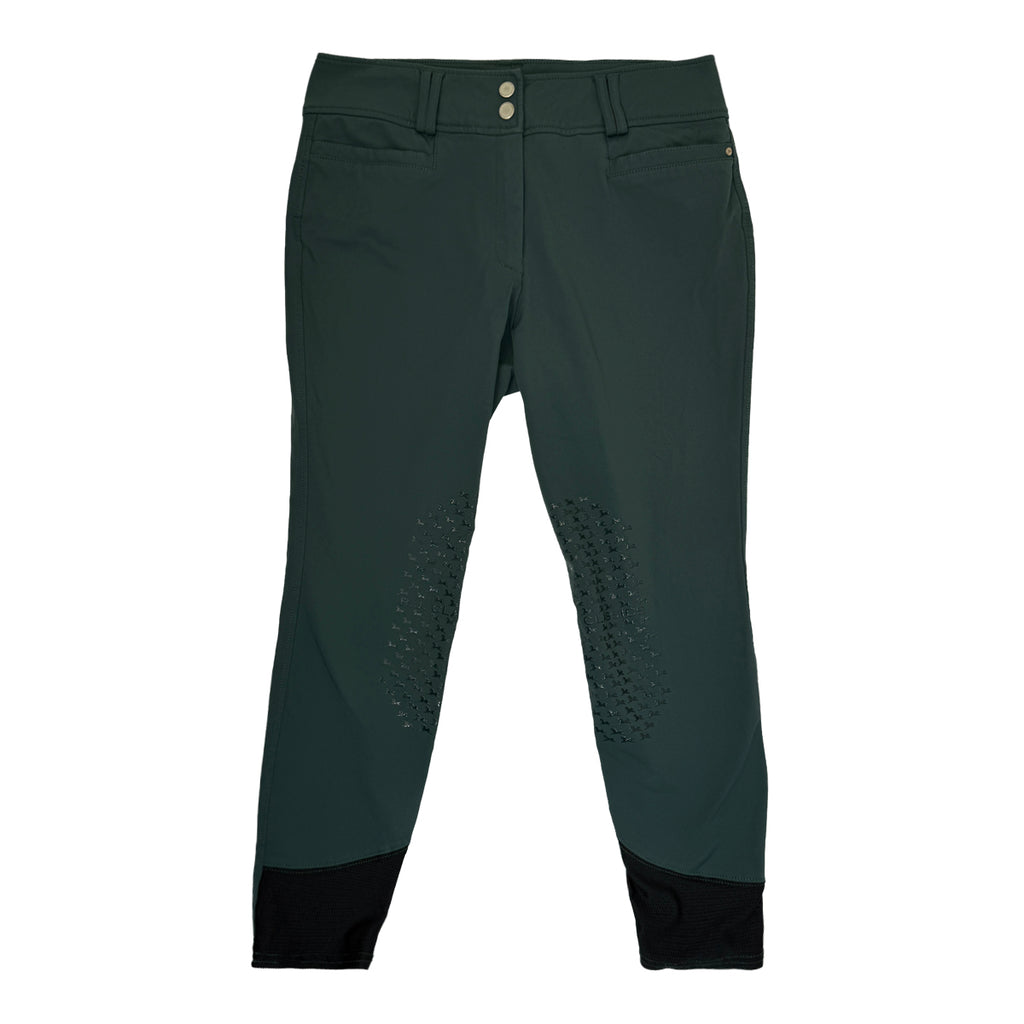 RJ Classics 'Harper' Knee Patch Breeches in Hunter Green