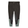 Dover Saddlery Wellesley Classic Piped Knee-Patch Breech in Grey 