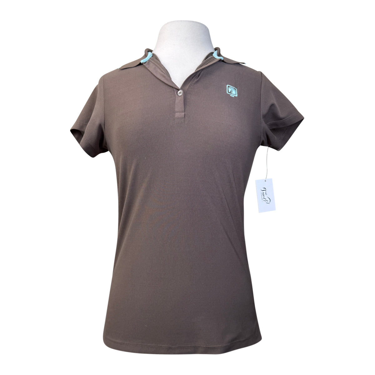 Romfh Polo in Brown/Teal