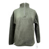 Fager 'Molly' Fleece Quarter Zip Sweater in Moss