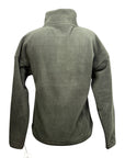 Fager 'Molly' Fleece Quarter Zip Sweater in Moss