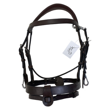 Dy'on Flat Working Bridle in Brown