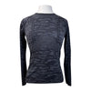 TKEQ The 'Kennedy' Seamless Long Sleeve in Black Camo - Women's S/M