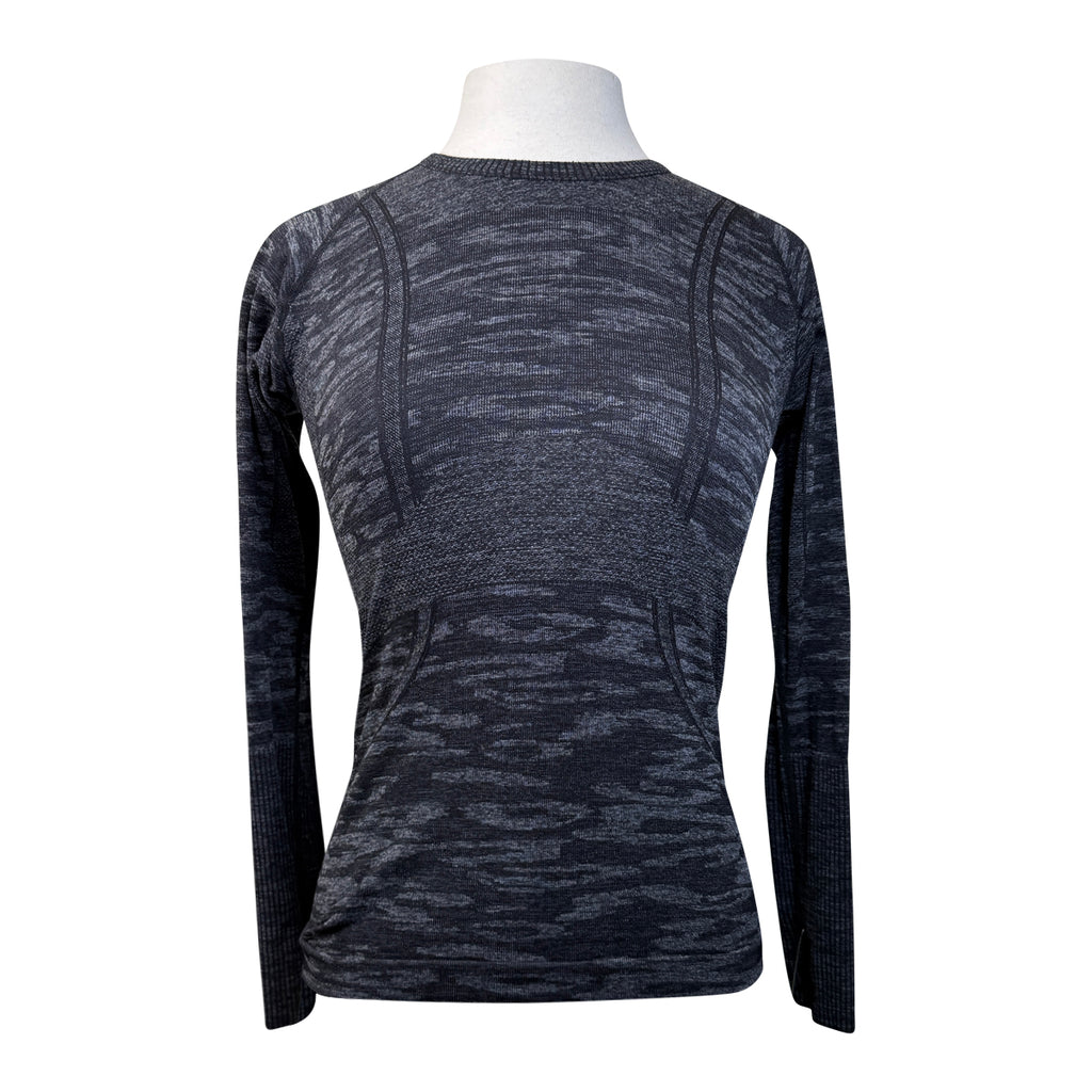 TKEQ The 'Kennedy' Seamless Long Sleeve in Black Camo - Women's S/M