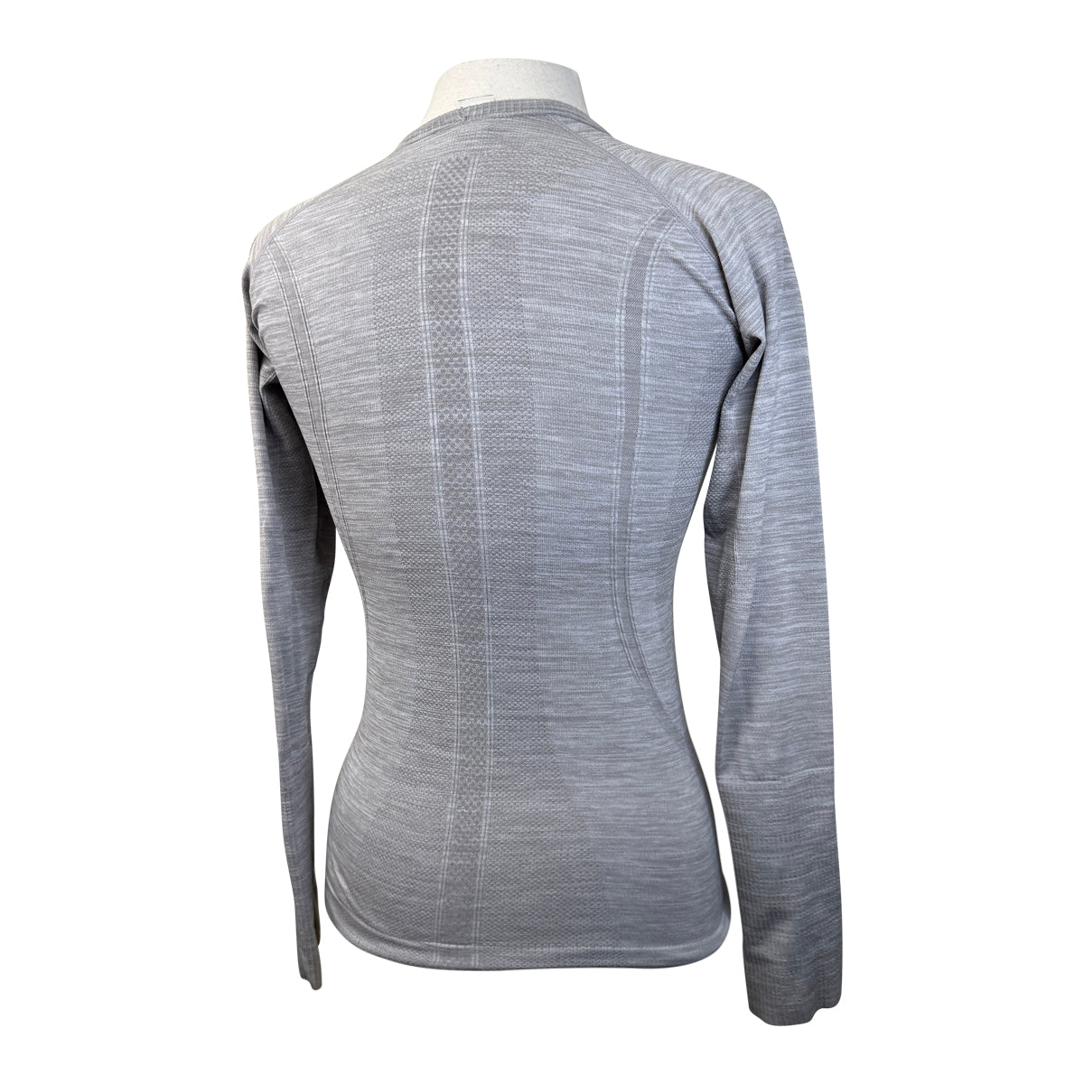 TKEQ The 'Kennedy' Seamless Long Sleeve in Heather Grey