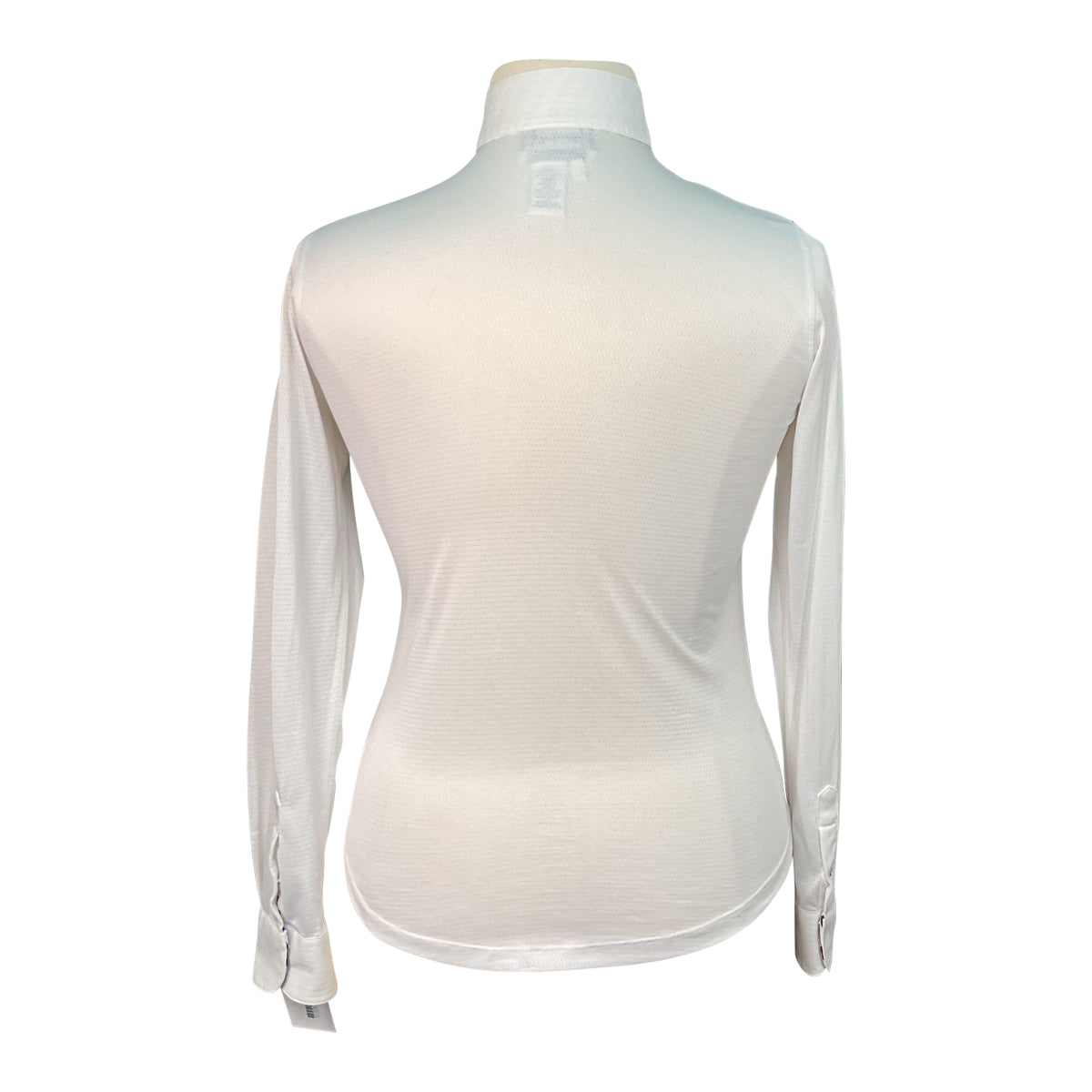 RJ Classics Show Shirt Long Sleeve in White/Blue/Black Stripes