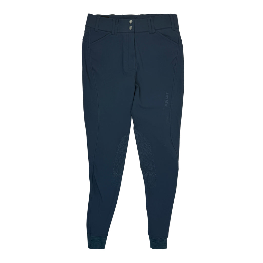 Ariat 'Tri Factor' Knee Patch Breeches in Ocean 
