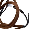Correct Connect Velcro Reins in Brown - 55"