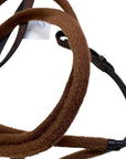 Correct Connect Velcro Reins in Brown - 55"