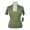 Criniere 'Mademoiselle' Show Shirt in Moss