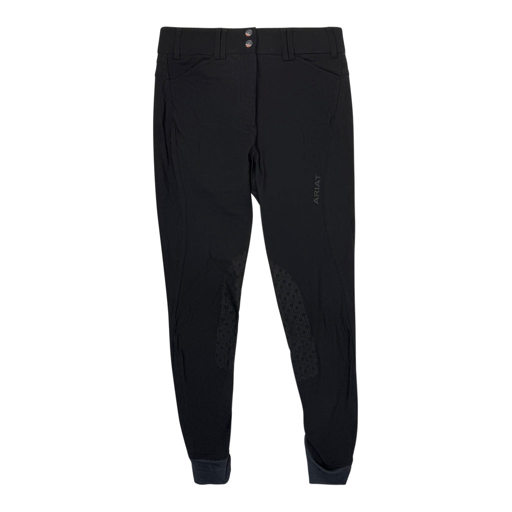 Ariat 'Tri Factor' Knee Patch Breeches in Black
