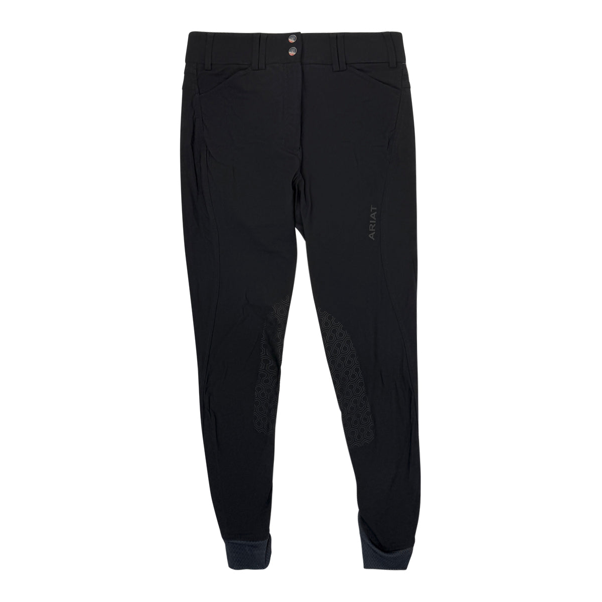 Ariat 'Tri Factor' Knee Patch Breeches in Black