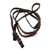 Correct Connect Velcro Braided Reins in Brown - 55"