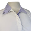 Essex Classics Talent Yarn Show Shirt in White/Purple Check