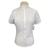Ego 7 Short Sleeve Stretch Show Shirt in White - Women's IT 44 (US Large)
