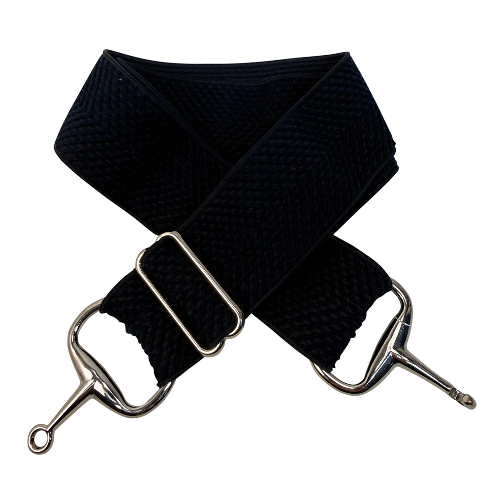 Unbelts Classic Belt in Navy Chevron - One Size