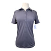 Milrey 'Callie' Blouse Short Sleeve in Grey