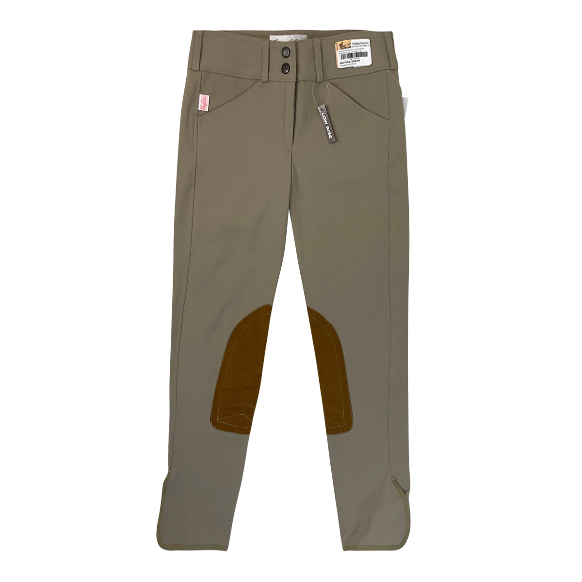 Front of Tailored Sportsman 'Trophy Hunter' Kids Breeches in Tan - Children's 10R