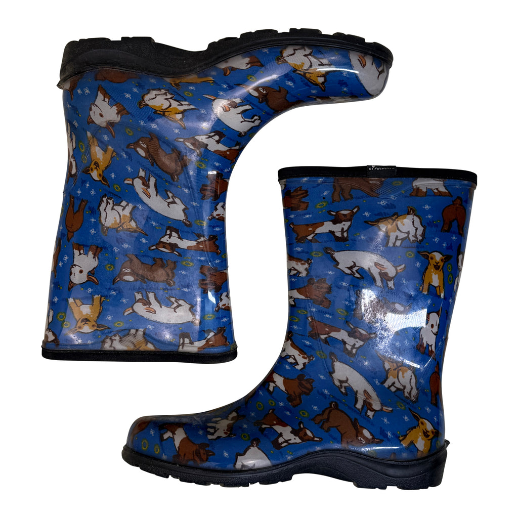 Sloggers Rain & Garden Boots in Goats Design