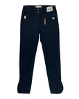 Front of Tailored Sportsman 'Trophy Hunter' Kids Breeches in Black & Blue - Children's 8R