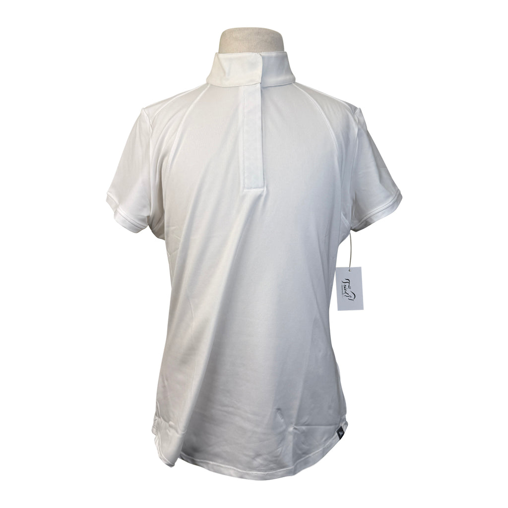 R.J. Classics Kids 'Sadie Jr.' 37.5® Short Sleeve Show Shirt in White/Mermaid