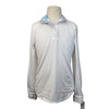 RJ Classics 'Maddie' Show Shirt in White/Mermaid