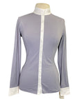 Equiline 'Cabe C' Show Shirt in Graffiti Grey - Women's Aprox. Medium