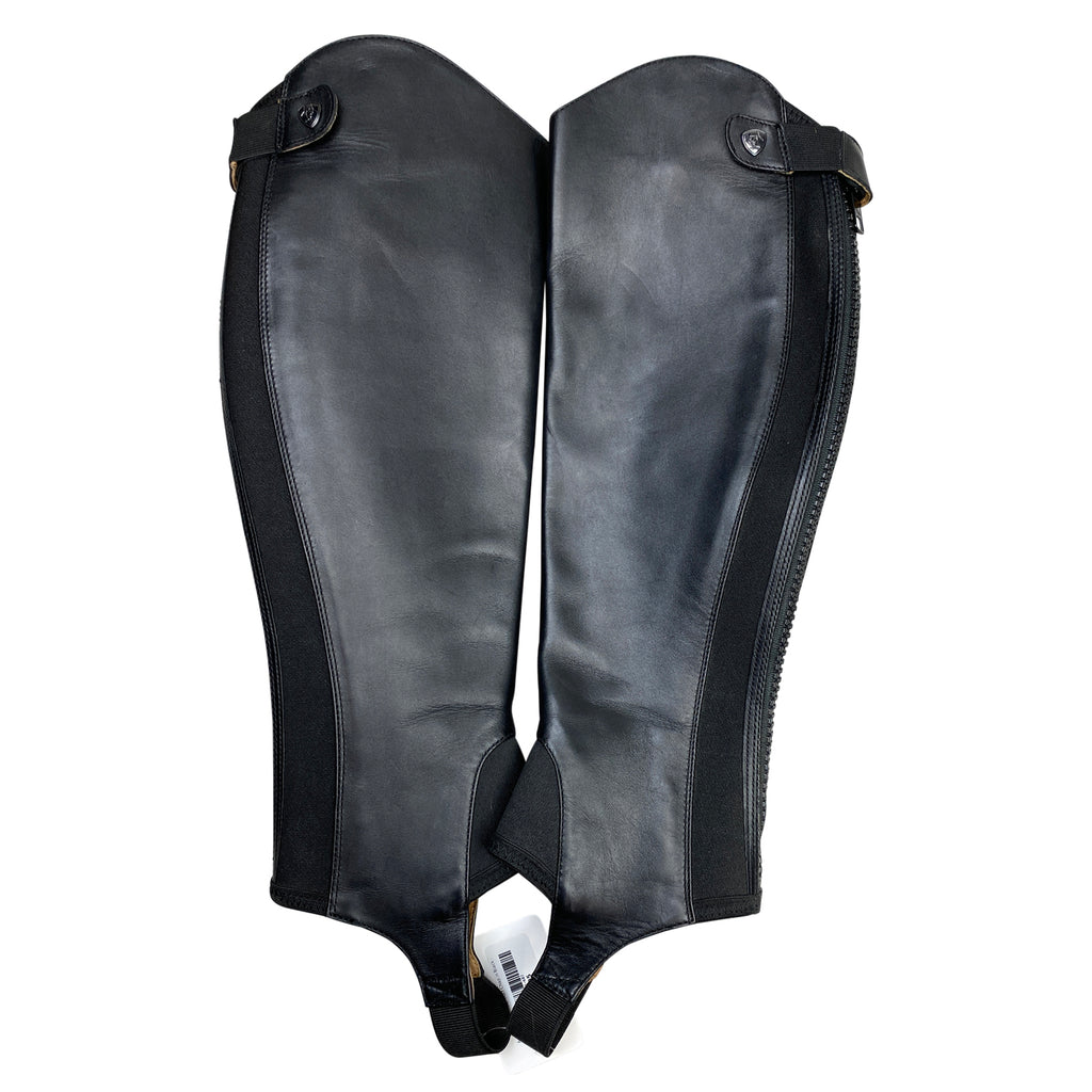 Ariat Close Contour Half Chap in Black - Women's Small