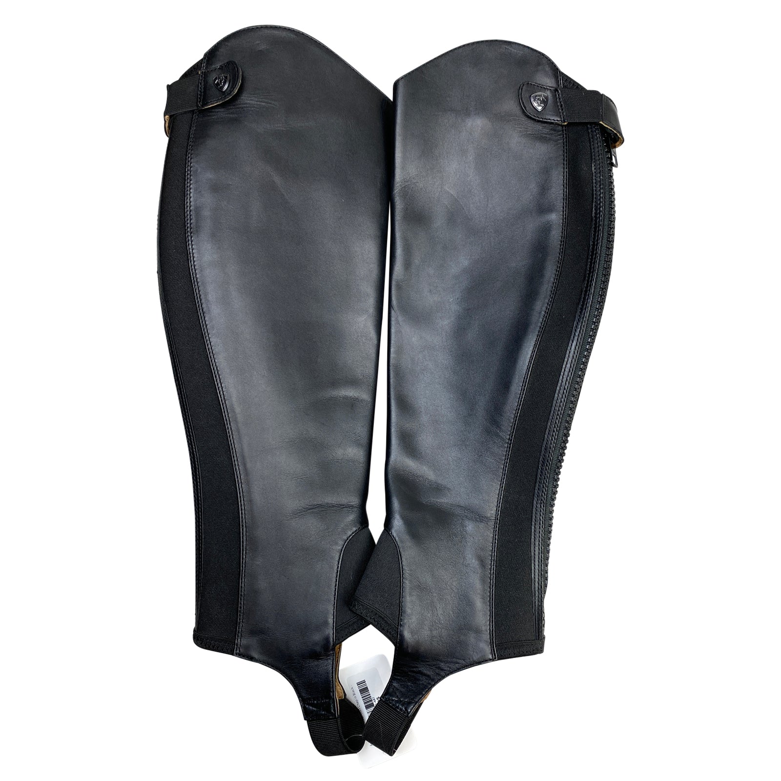 Ariat Close Contour Half Chap in Black - Women's Small