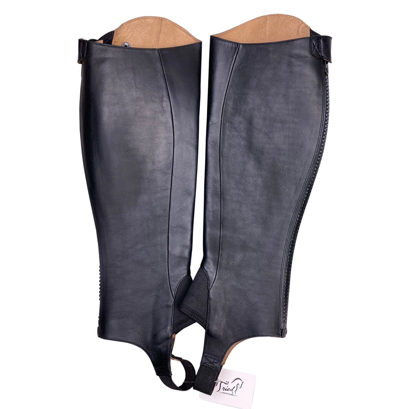 Ariat Close Contour Half Chap in Black - Women's Small
